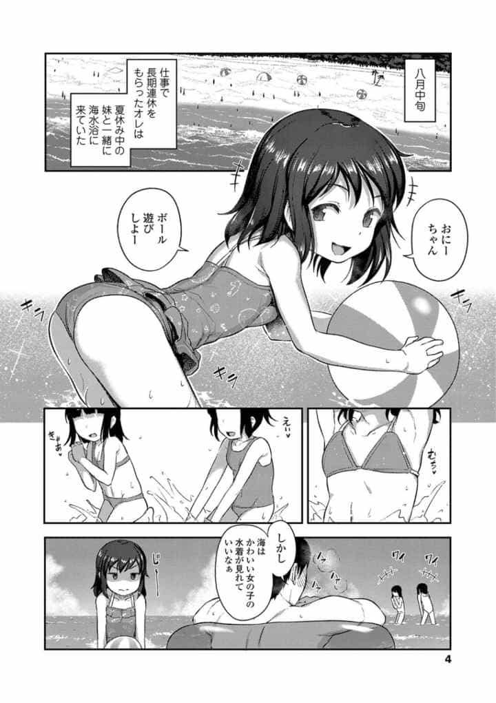 妹の裸を見て興奮するなんて変なお兄ちゃん【FANZA限定特典付き】のエロ漫画_3