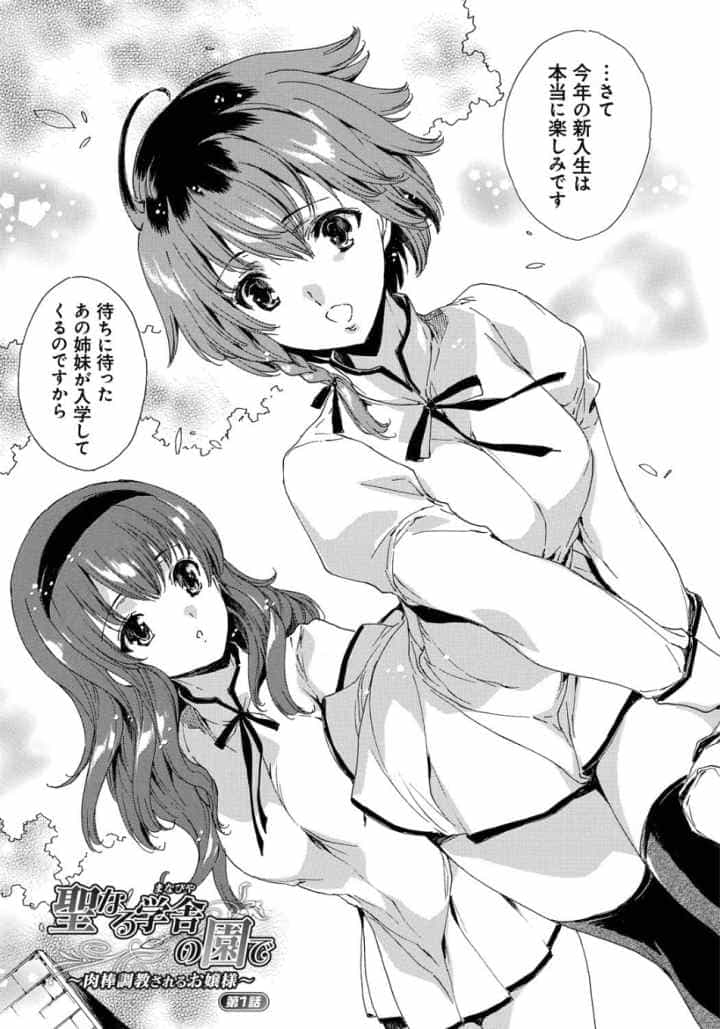 聖なる学舎の園でのエロ漫画_10